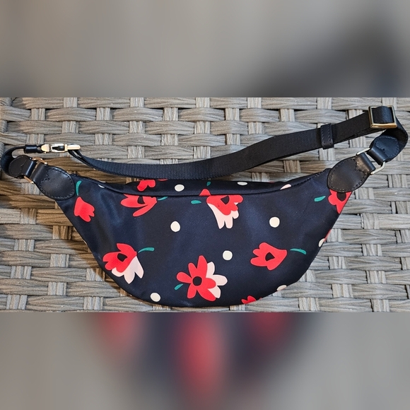 Kate Spade Whimsy Floral Belt Bag - Navy and Red - Picture 3 of 5